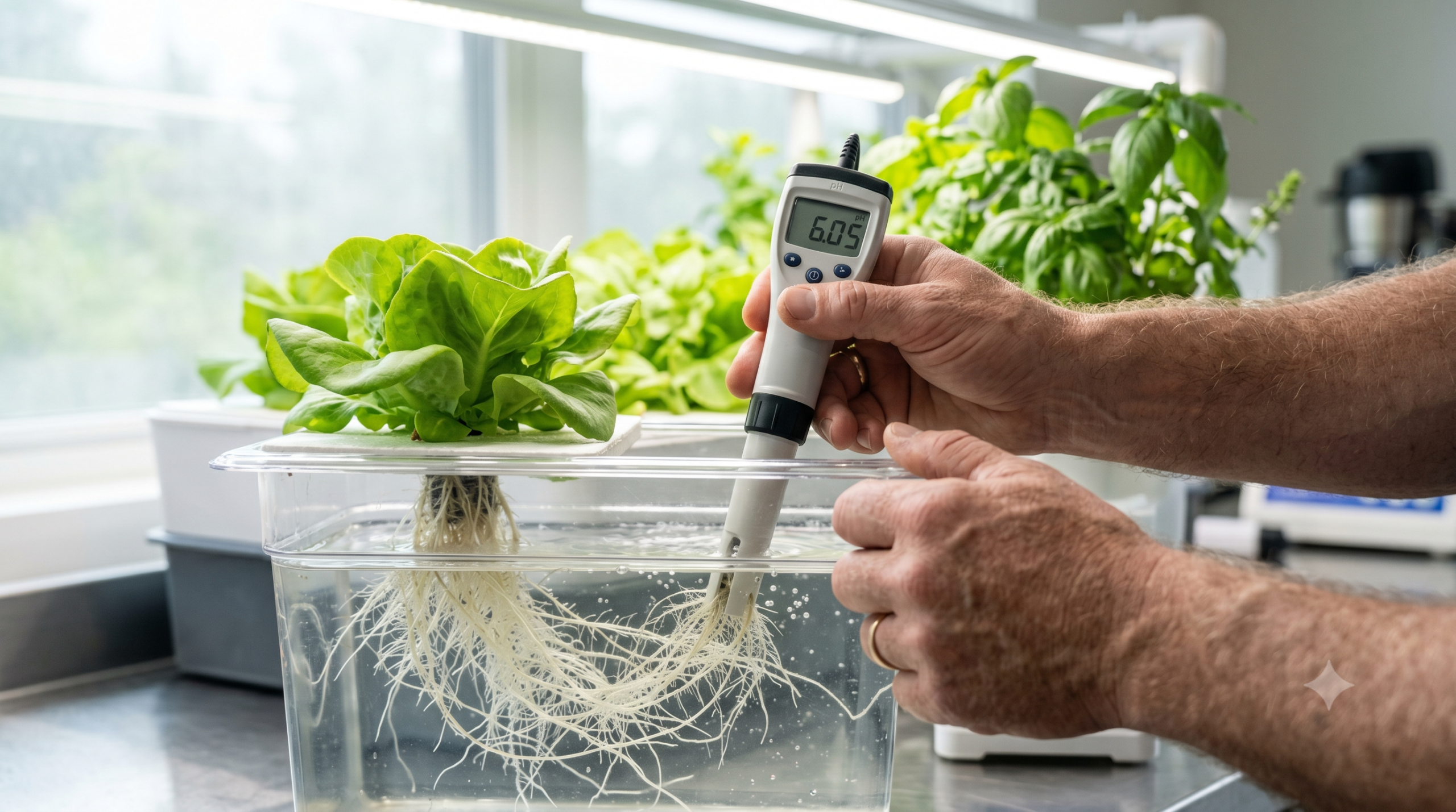 Medidor digital de pH y conductividad eléctrica para hidroponía